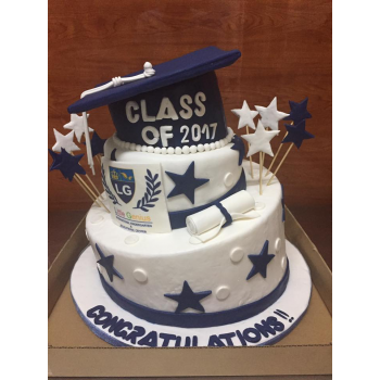 Graduation Fondant Cake